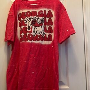 Gildan Red Georgia Bulldog Kids T-Shirt